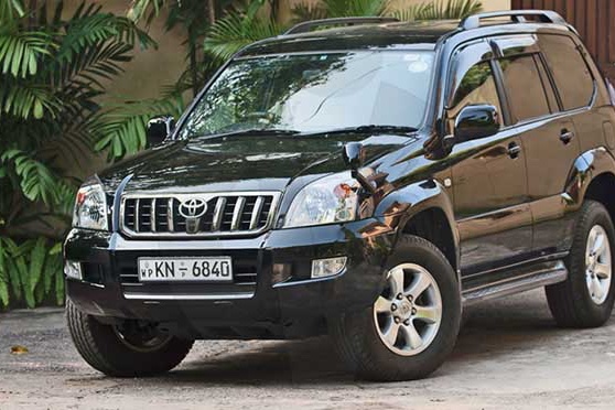 rent a car with driver sri lanka toyota prado